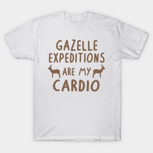 Expedition Gazelle Africa Savannah Design T-Shirt